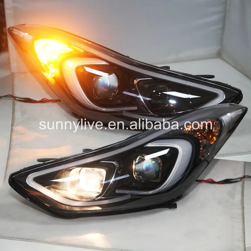 

LED strip headlight For HYUNDAI Avante i35 Elantra 2013-2016 year LF