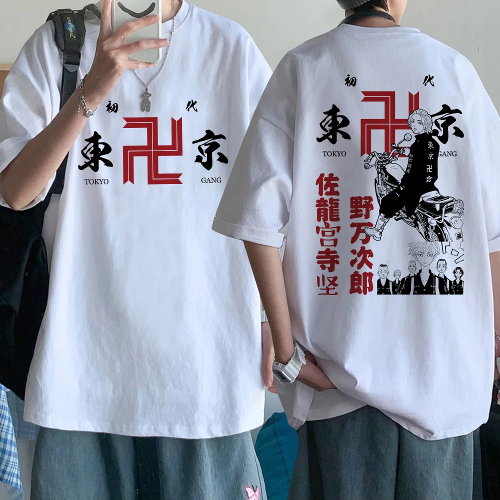 

2021 Japanese Anime Tokyo Revengers Graphic T Shirt Men Manga Harajuku Tshirt