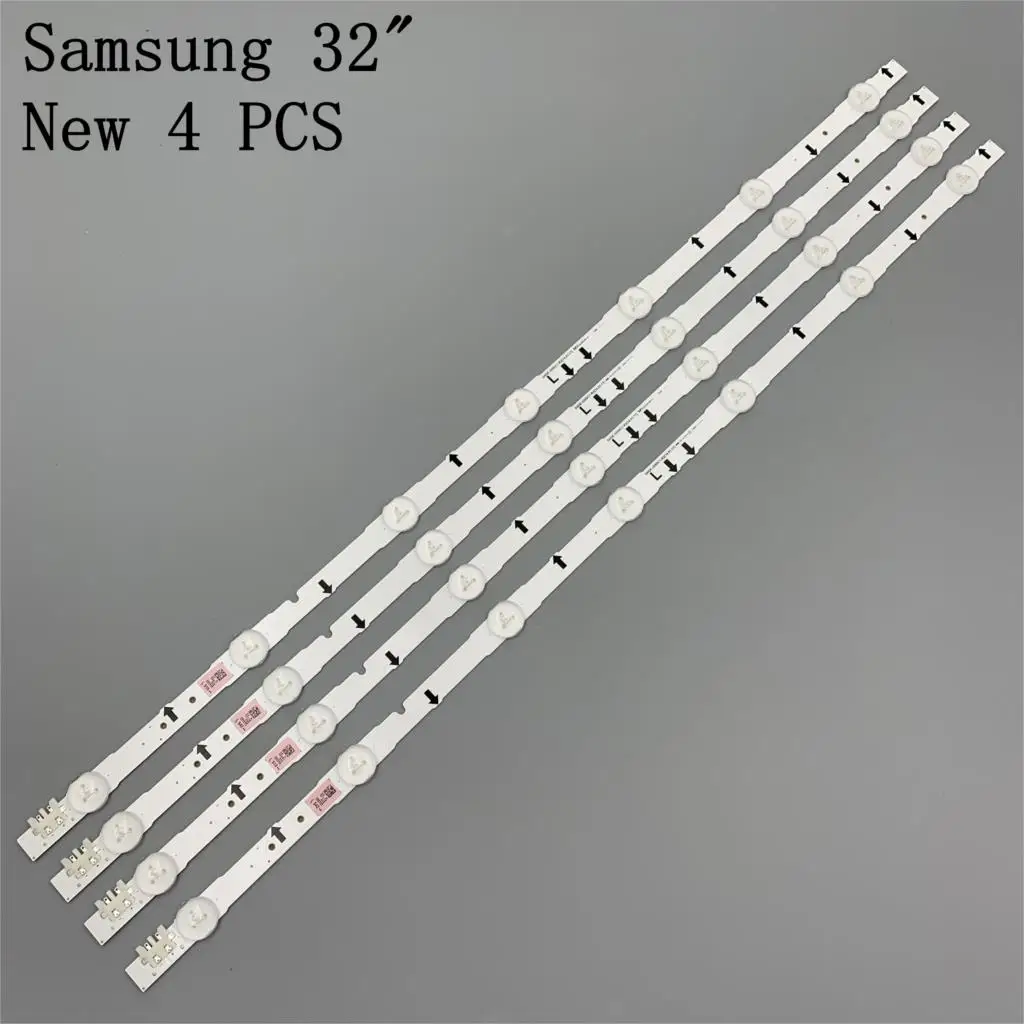 new kit 4 pcs 7led 647mm led strip for samsung d4ge 320dc1 r1 r2 ue32h5570s un32j5003af bn96 30443a bn96 30442a bn96 30444a free global shipping