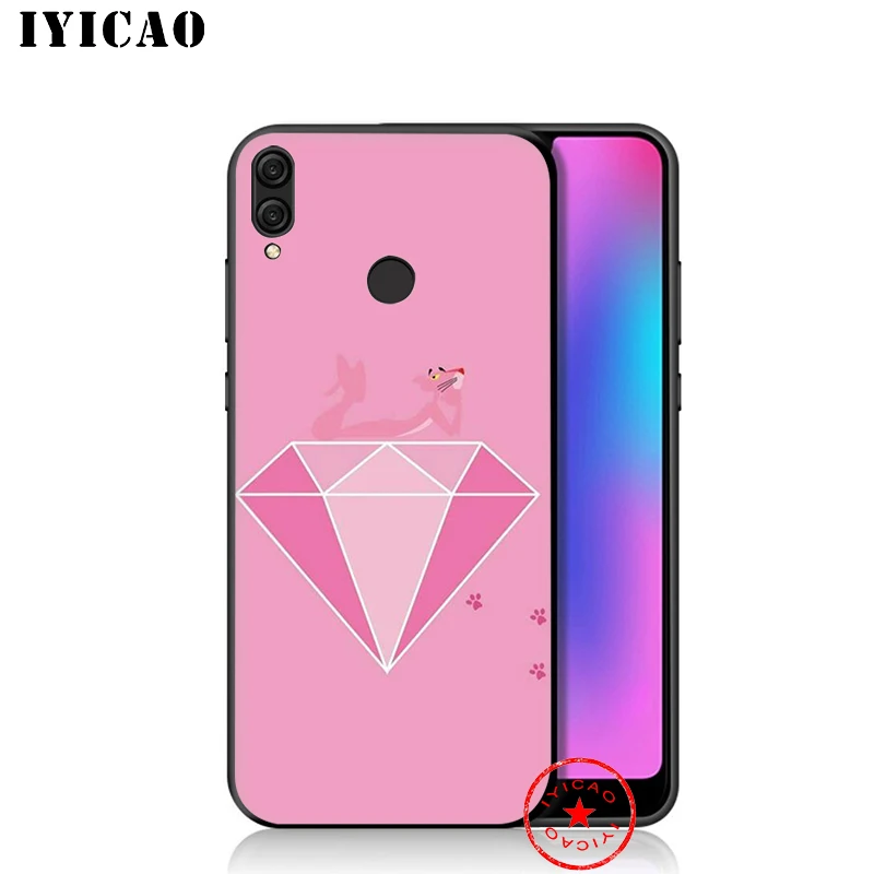 IYICAO Pink Panther Soft Case for Huawei Honor 20 10 9X 9 8C 8X 8 7X 7C 7A 6A Nova 5i 4 3i 2 2i Lite Pro View Note |