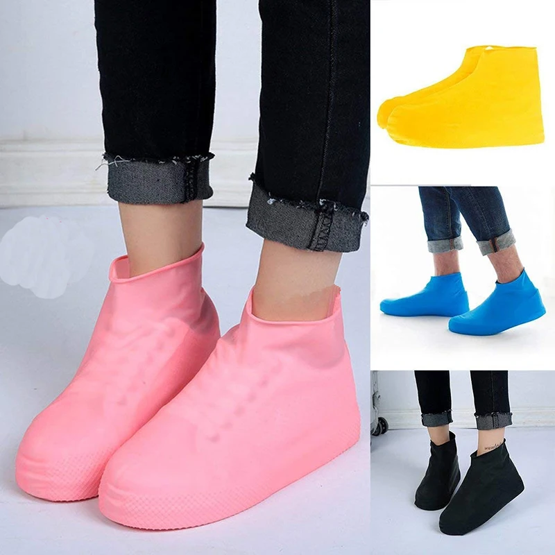 Ботинки водонепроницаемая обувь носки покрытие силиконовый материал унисекс