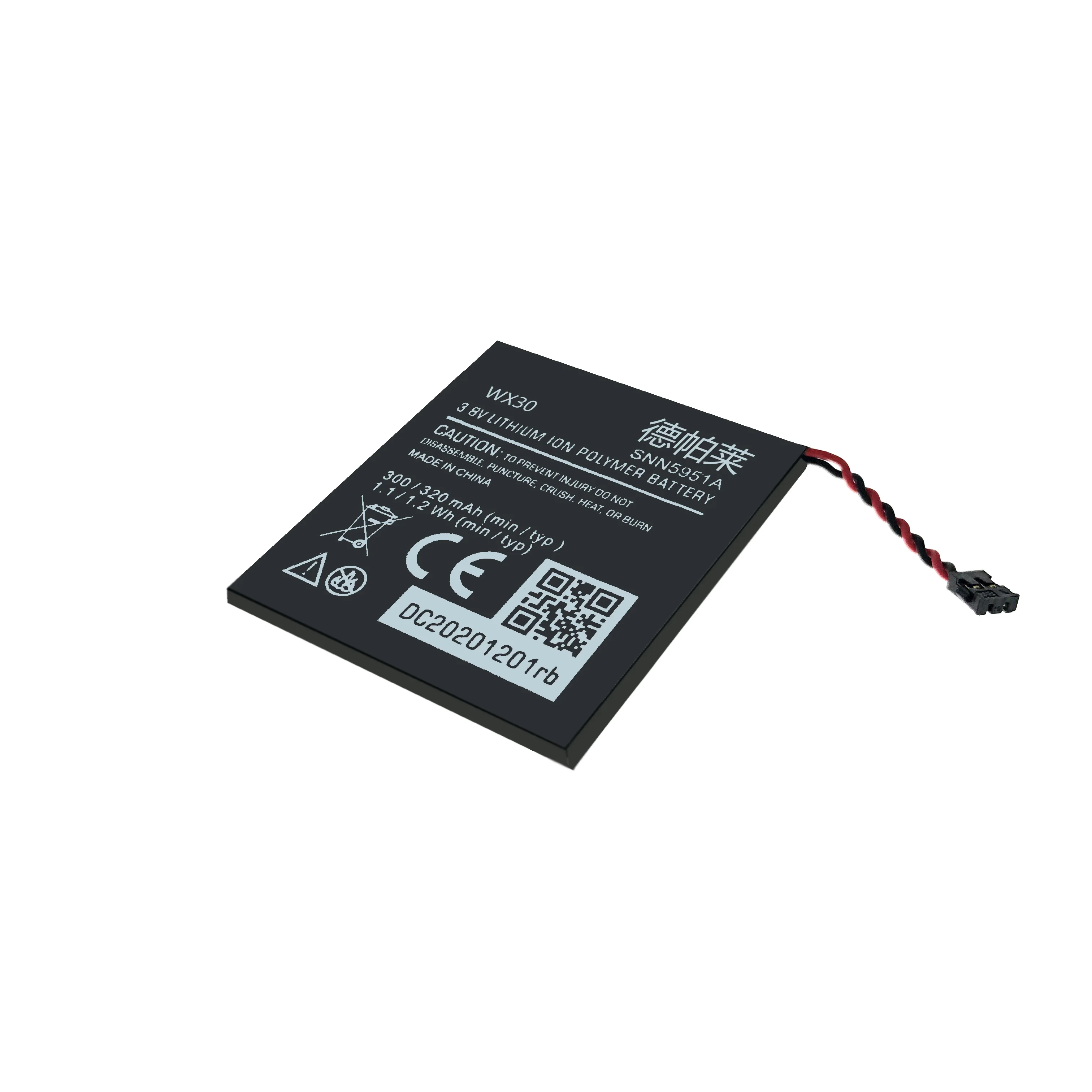 300mAh WX30 SNN5951A battery For Motorola Moto 360 (1st gen) Smart Watch 1st Gen 2014 Batteries | Мобильные телефоны и