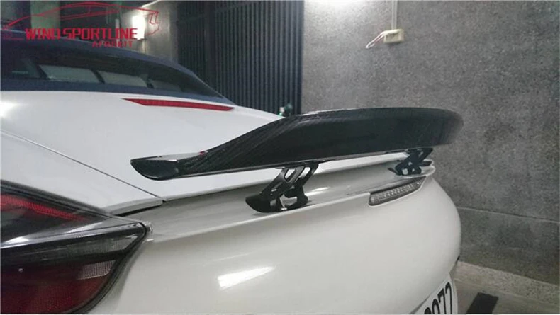 Спойлер для Porsche 981 Cayman Boxster 2013 высокое качество углеродного волокна крыло выступ спойлеры