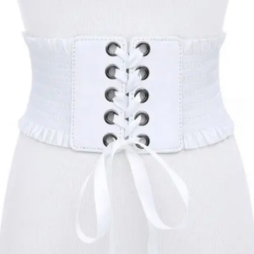 Пояс из мягкой искусственной кожи для женщин широкий корсет хлопка | Аксессуары