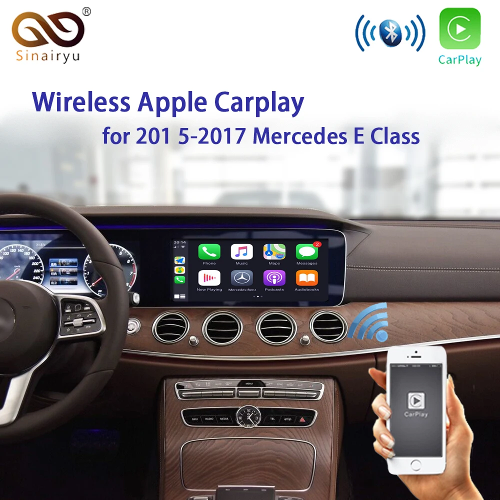 Sinairyu Aftermarket беспроводной Apple CarPlay Модернизированный для Mercedes E Class - Цена: 28 478,02 руб.
