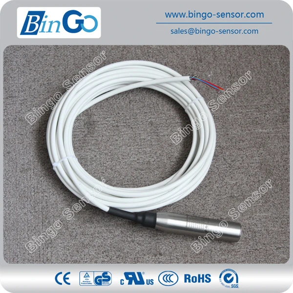 Погружной датчик давления уровня жидкости с антикоррозийным кабелем PTFE|Датчики