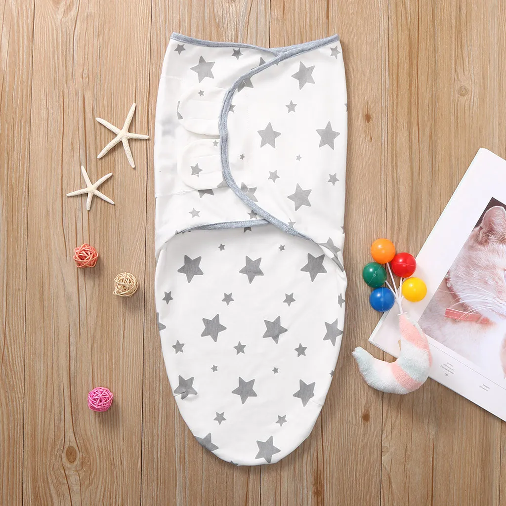 Детское Пеленальное Одеяло для новорожденных 0-3 месяцев, органический хлопок, полосатая коляска со звездами, Пеленальное Одеяло, спальный мешок