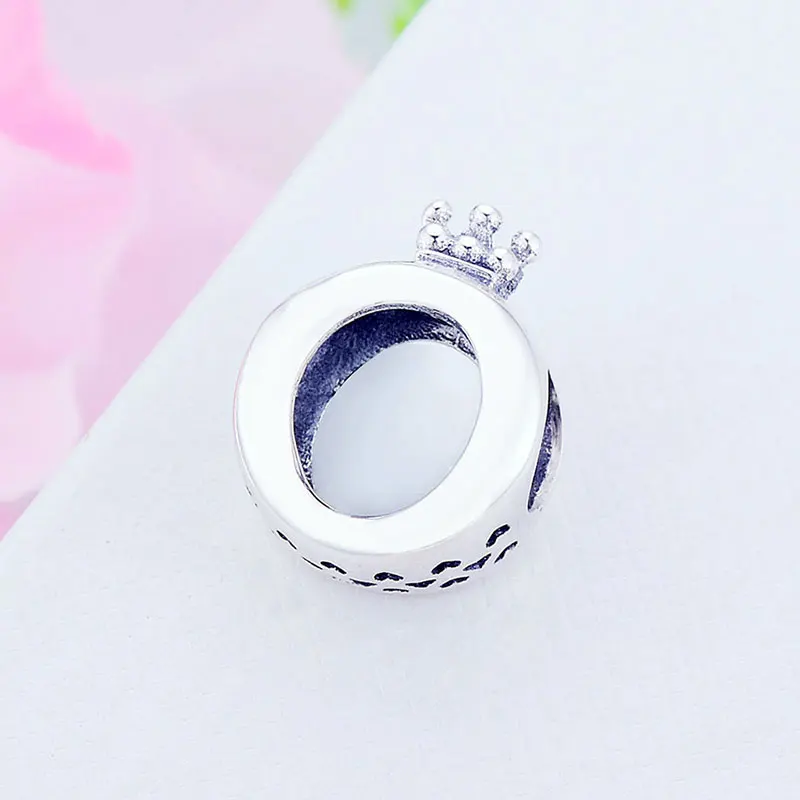 Ожерелье из серебра 925 пробы в форме кольца с короной принцессы подходящее для