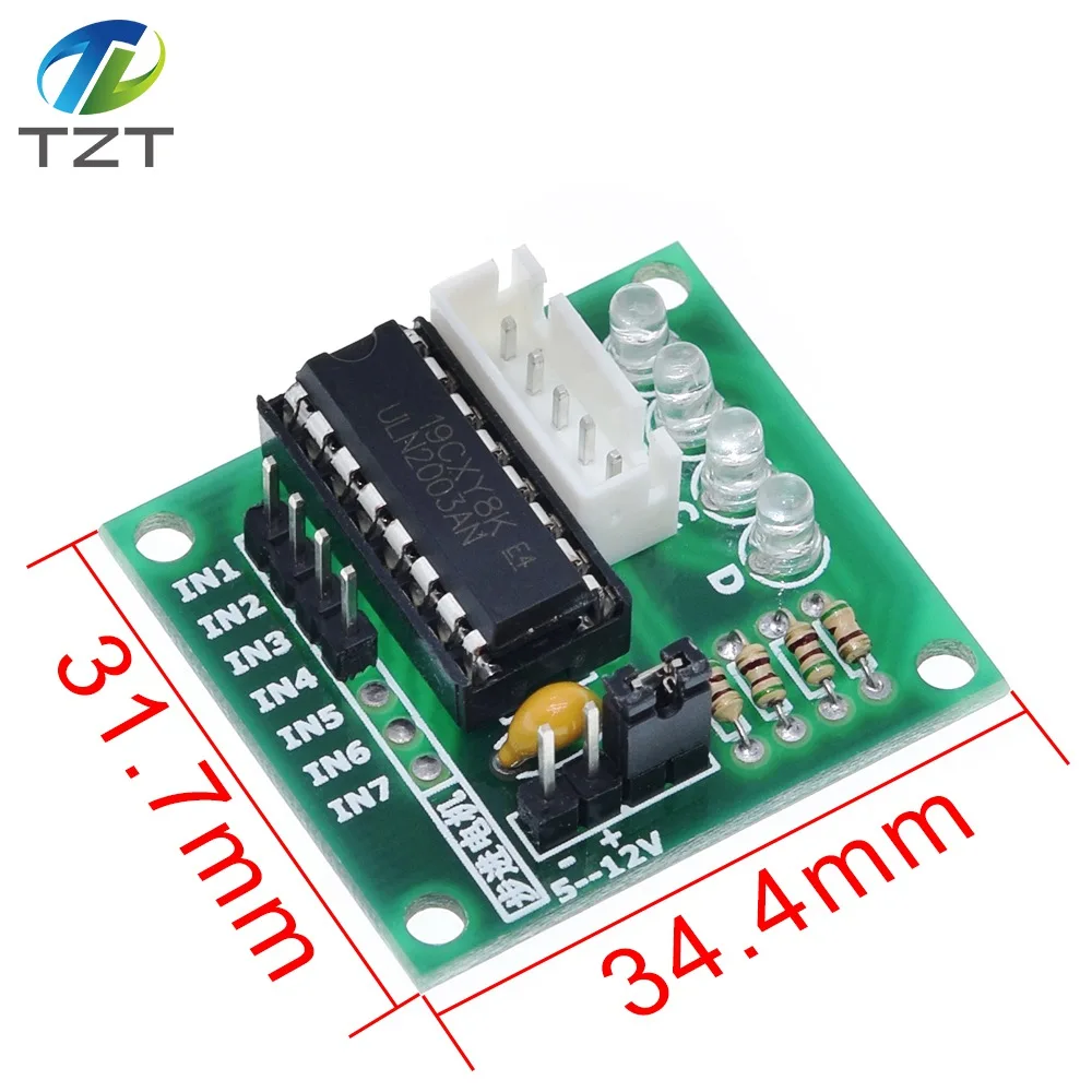 1 лот 28BYJ 48 5V 4 фазный шаговый двигатель + Драйвер платы ULN2003 для Arduino драйвер