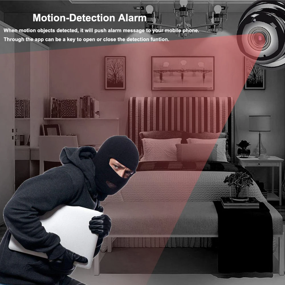 IP мини Wi Fi 720P камера Облачное хранилище инфракрасное ночное видение безопасность