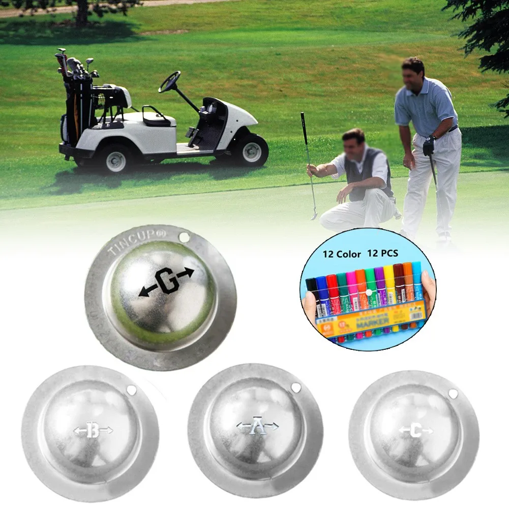 

Stainless Steel Golf Line Drawing Device Tool Template Alignment Marking Tool Golf Accessories