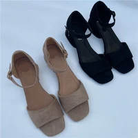 comfort shoes for women high heel sandals open toe suit female beige espadrilles platform large size all match med 2021 summer h