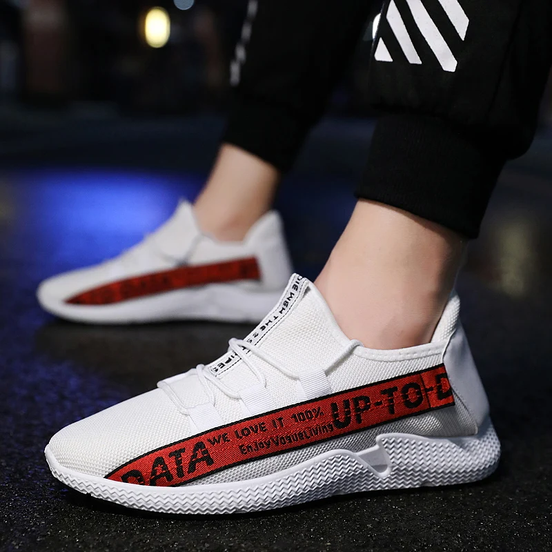 Bomlight 2020 Casual Shoes Men Breathable Autumn Summer Mesh Brand Sneakers Driving Walking Outdoor Trainers Letter Loafer |