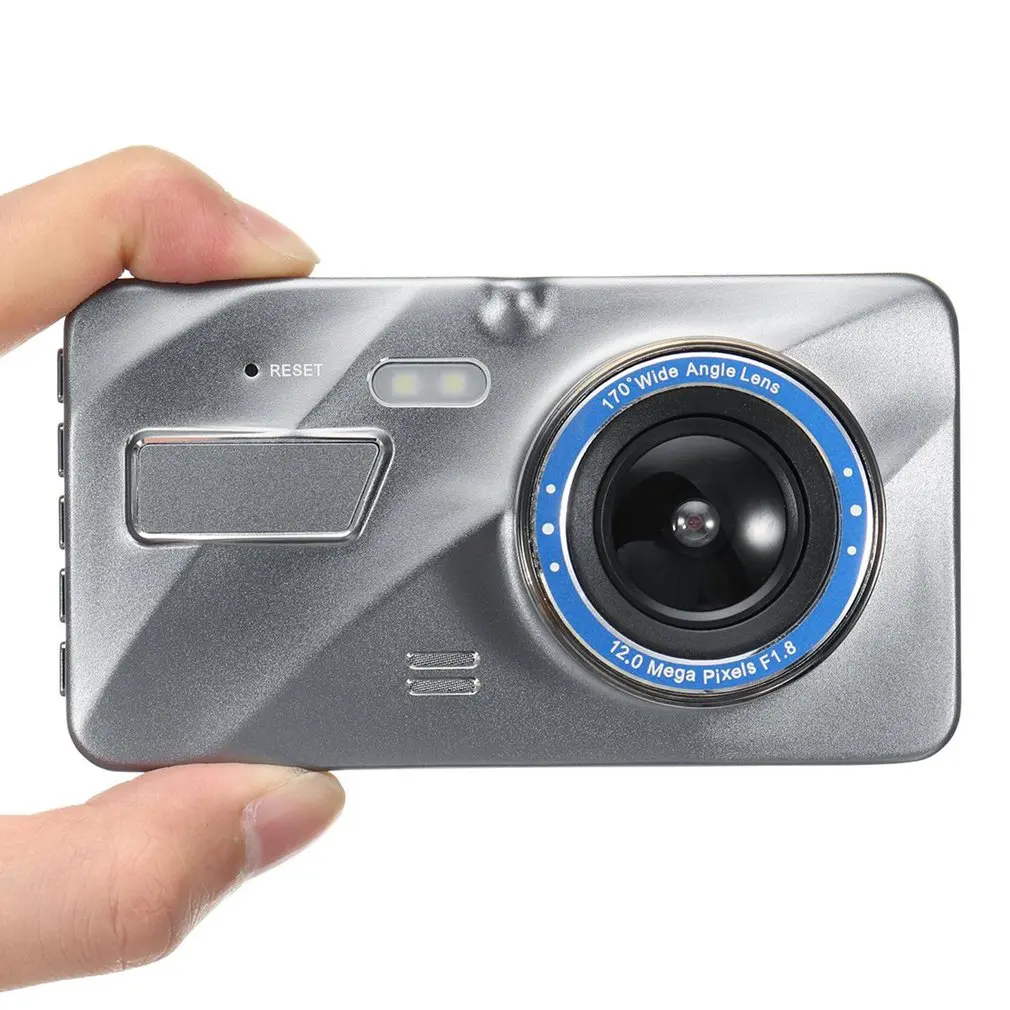 

4 inches 1080P dual lens 170degree camera car dvr dash auto vehicle video recorder g-sensor night