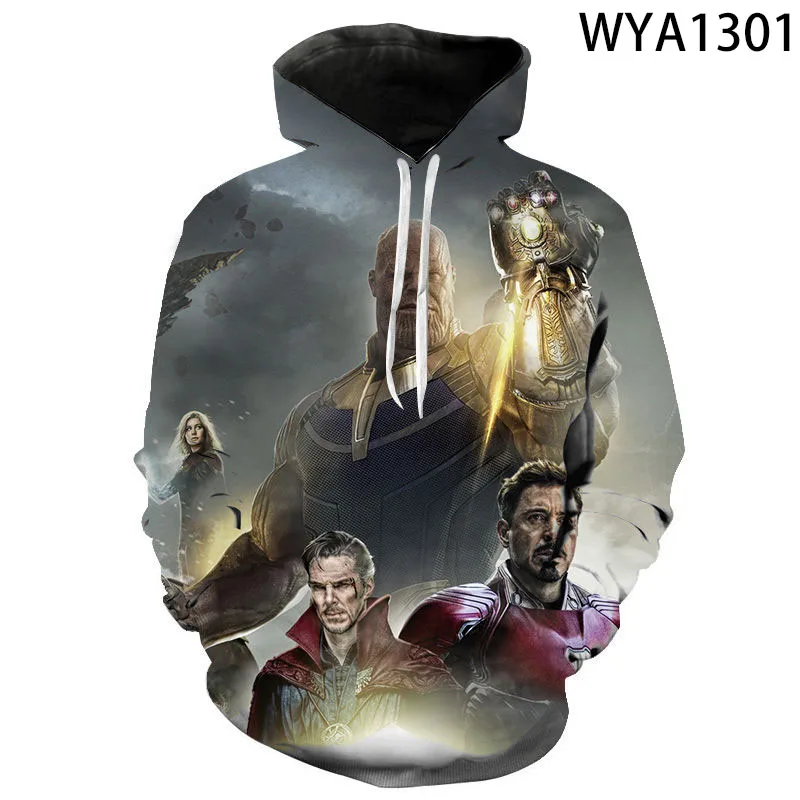 

2021 Spring and Autumn New Men's and Women's Hoodies Fashion Movie 3D Printing Children's Pullover Sweater Casual Coat
