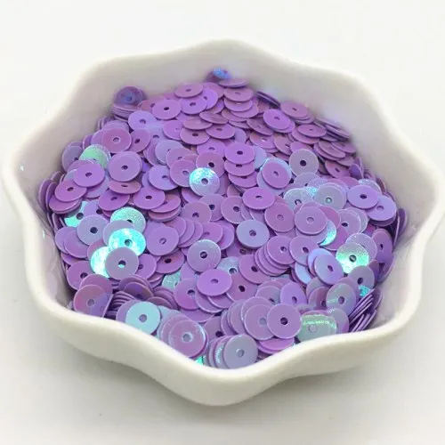 AB purple 3 мм 4 мм 5 мм 6 мм плоский круглый ПВХ свободные Блестки блестка шитье ремесло для свадебного украшения одежды платье колпачки для обуви DIY аксессуары - Цвет: AB purple