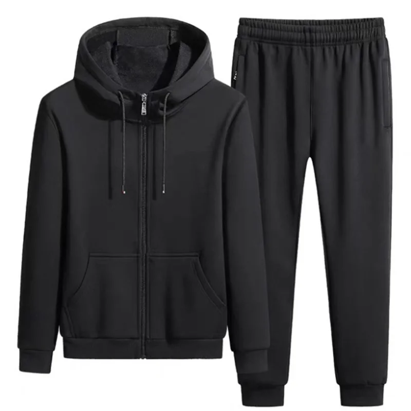 

2020 Spring Autumn New Men Sports Hooded Plus Size Sweater Casual Pants Suit Clothing Bluza Sweetshirt Moletons Pantalon Spodnie