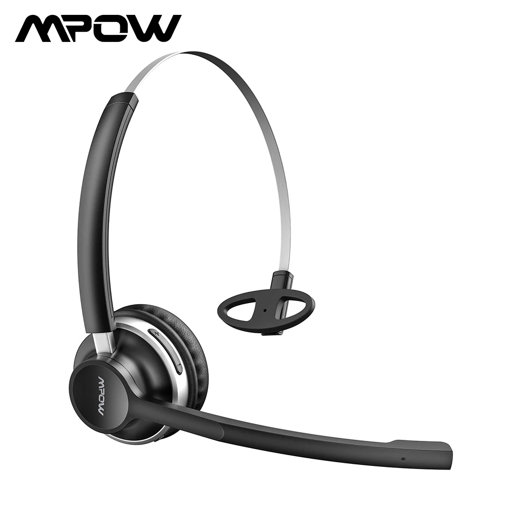 Bluetooth наушники Mpow HC3 прозрачные Беспроводные с двумя микрофонами шумоподавлением