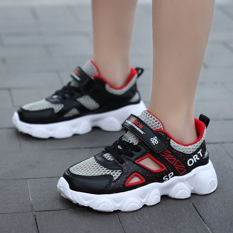 

2021 Summer Boys Sports Shoes Child High Quality Frame Kids Gym for Kids School Soft Sloe Trainer Running Sneakers