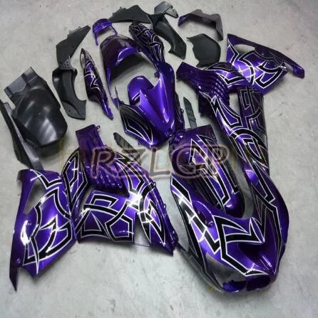 

ABS Motorcycle injection fairings for KAWASAKI ZX-14R 12 13 14 15 ZX14R ZX 14R 2012 2013 2014 bodywork fairing kit purple C324