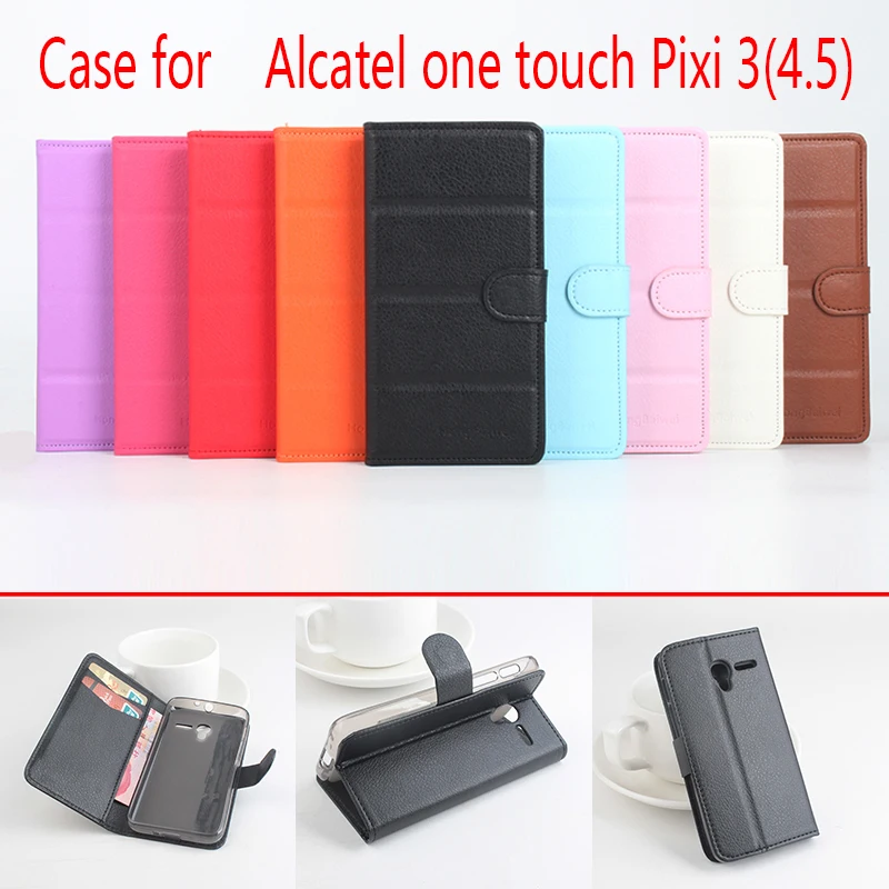 Чехол-книжка для Alcatel Pixi4 5 0 OT5045 Pixi3 4 OT4027 OT5015 Idol 2 Mini OT6016 HD 7040T A3 XL idol OT6045 | Мобильные