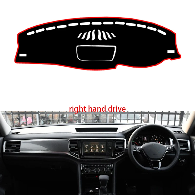 

Car Dashboard Cover Mat for Volkswagen Teramont 2017-2019 Right Hand Drive Dashmat Pad Dash Mat Covers Dashboard Accessories
