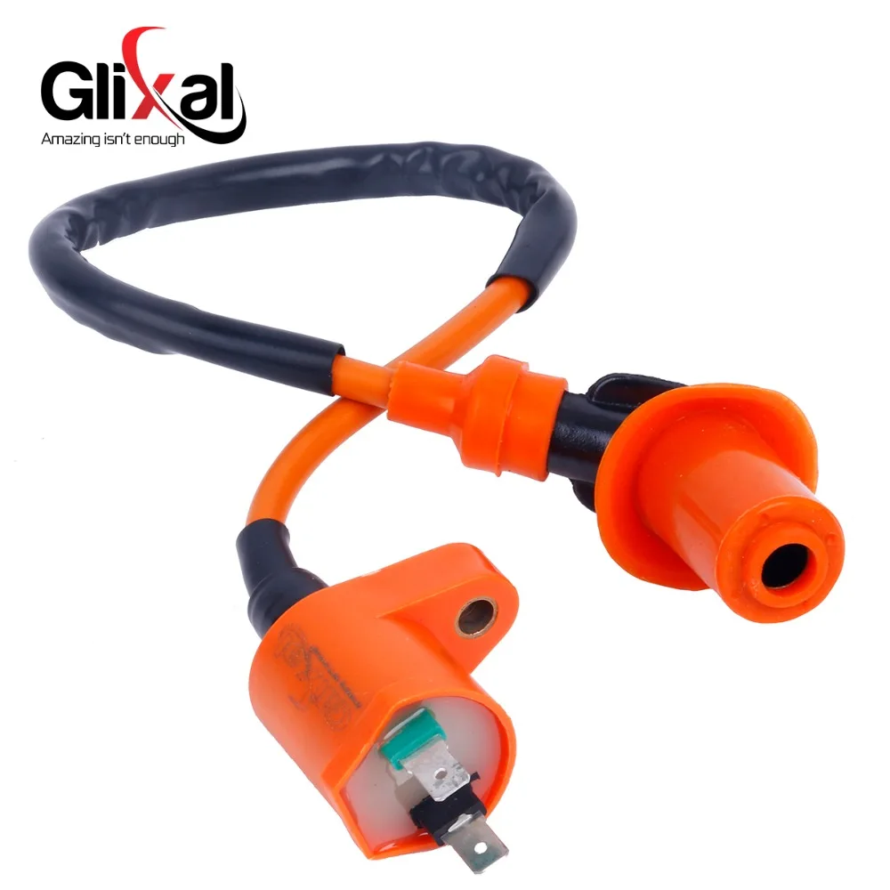 

Glixal Высокопроизводительная гоночная катушка зажигания GY6 50cc 125cc 150cc китайский мопед ATV картинг Quad 139QMB 152QMI 157QMJ скутер
