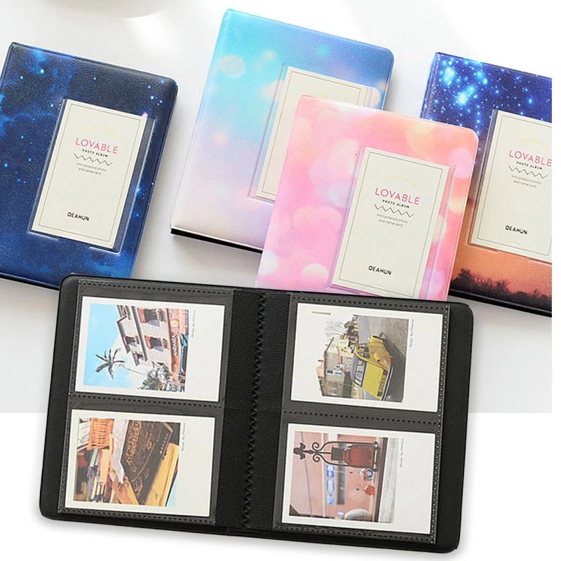 64 кармана 3 дюймов звездное небо фотоальбом для Fujifilm Instax Мини фильмы альбом Mini 9 8 7s