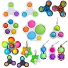 Мини-фиджет игрушки, простой Спиннер, ручная игрушка для детей, взрослых, аутизм, нуждается в пузырьках, антистрессовые игрушки, игрушки