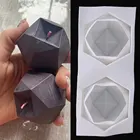 3D нерегулярная силиконовая форма для свечей воск для ароматерапии форма для свечей DIY материал для свечей ручной работы гипс Смола форма для изготовления свечей