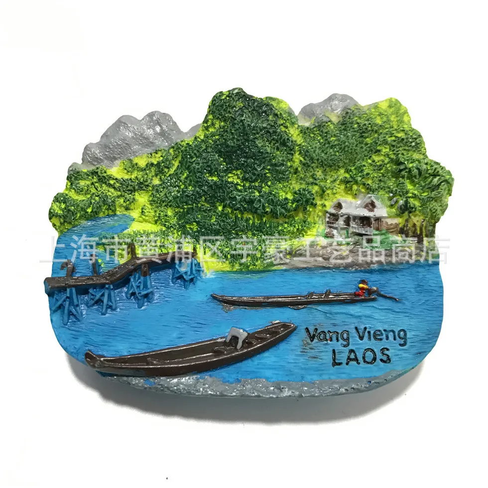 Laos Vang Vieng Laos, Бутан, Новая Зеландия, Дания, Малайзия, Дубай, U.A.E, Лондон, Casablanca Morocco, Япония, Санторини, греческий сувенир - Цвет: Laos