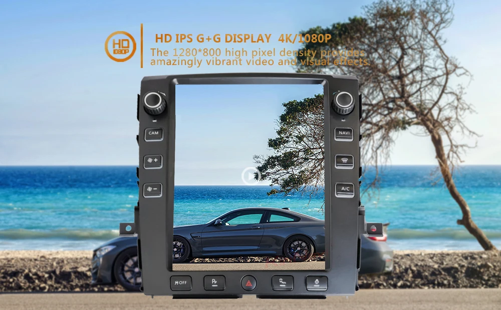 KiriNavi 12," Telsa стиль вертикальный экран Android 8,1 Автомагнитола для Nissan Titan XD автомобильный Dvd мультимедийный плеер gps навигация 4G