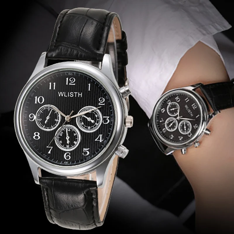 Простые мужские часы для отдыха личность с тремя глазами декоративный цифровой