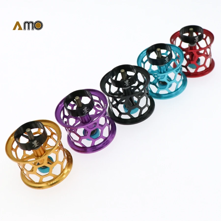 Катушка для рыбалки AMO DIY 34 мм легкая катушка шпуля из алюминиевого сплава