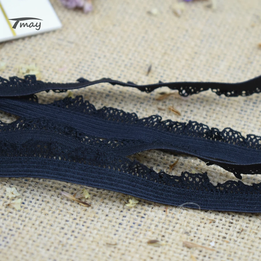 Эластичные нейлоновые эластичные ленты #1577 черного цвета нижнее белье для брюк