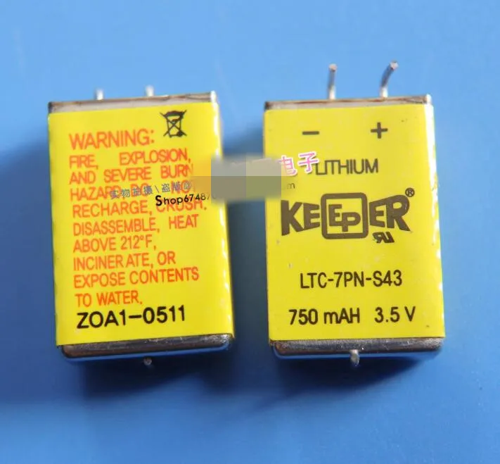 LTC 7PN S43 квадратный Батарея 3 5 V 750 мА/ч Фирменная Новинка оригинал|Часовые