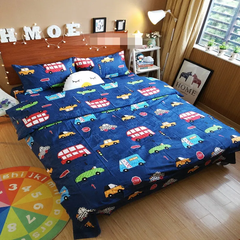 Бесплатная доставка 100% детская одежда из хлопка футболки с принтом аниме синий