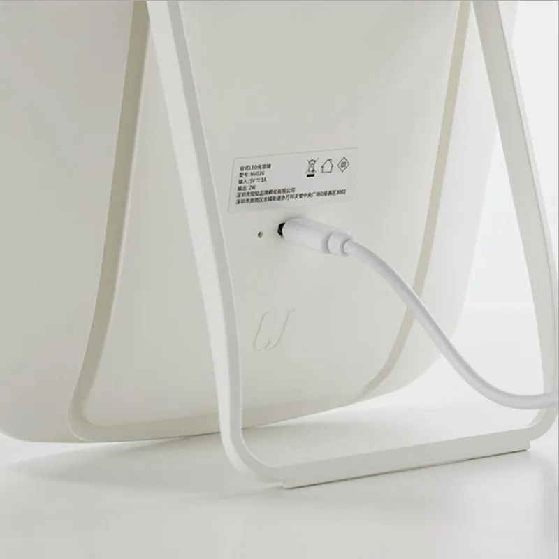 Зеркало для макияжа со светодиодной подсветкой | Красота и здоровье