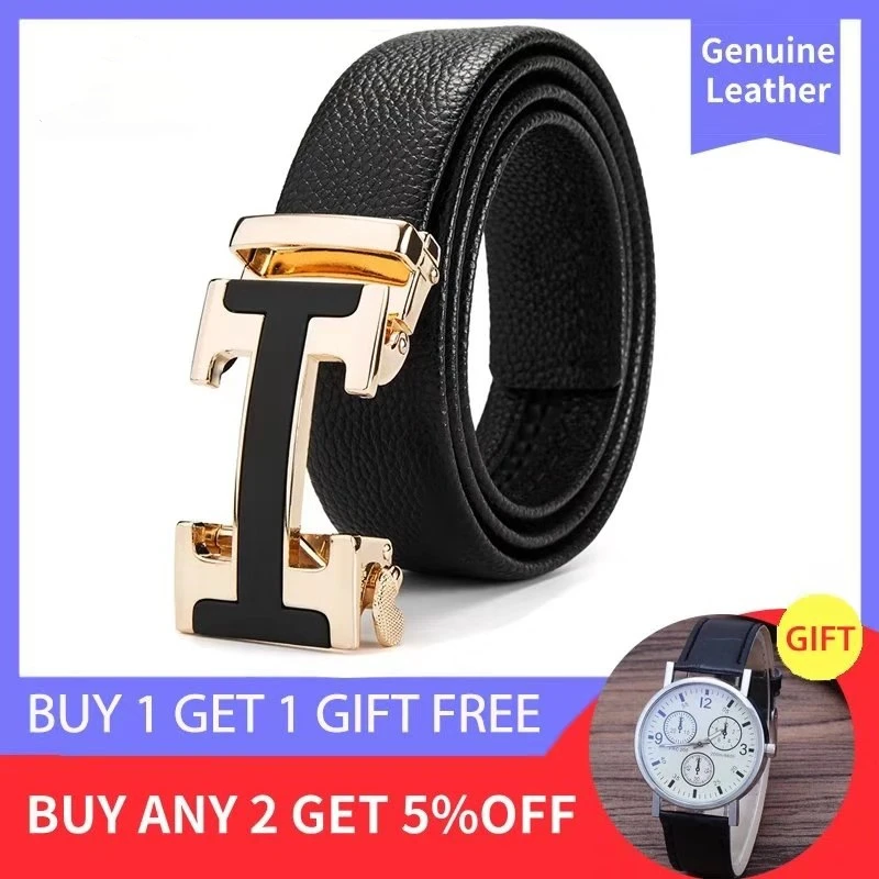 Male Belt New Designer Men's Belts Luxury Man Fashion Belt Luxury Brand For Men High Quality Automatic Buckle