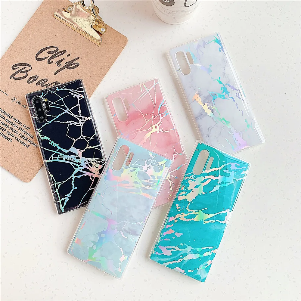 

Luxurry Marble Case sFor Samsung Galaxy Note 10 Case Cover For Galaxy Note 10 Plus 5G Pro Case Cute Soft Silicone TPU Cover Capa