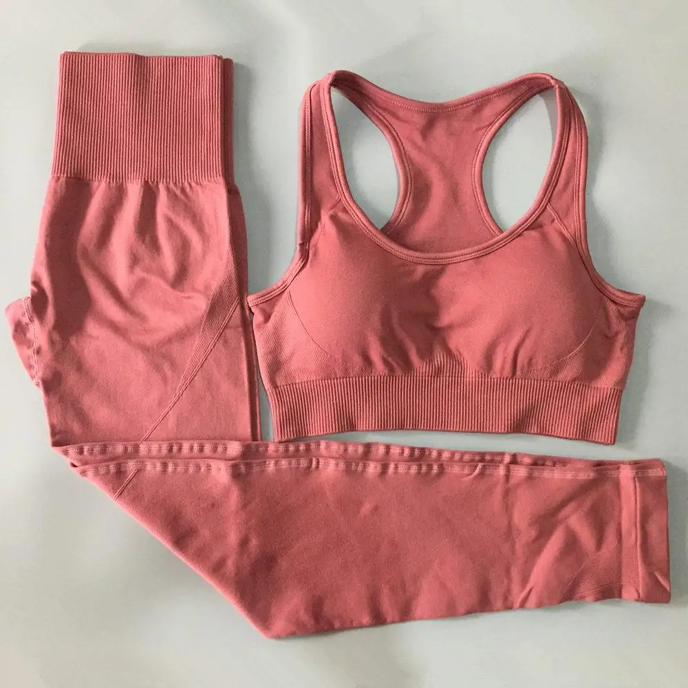 2 шт./комплект женские бесшовные леггинсы с высокой талией | Спорт и развлечения