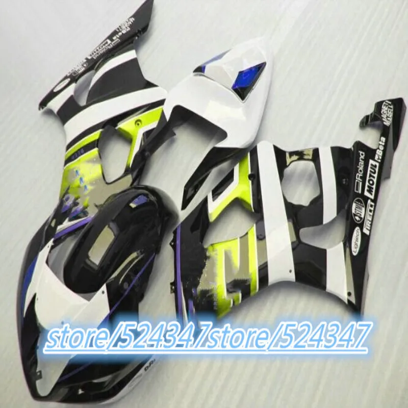 

Комплект обтекателей под заказ для GSXR1000 K3 03 04 GSXR 1000 2003 2004 ABS Желтый Синий черный корпус