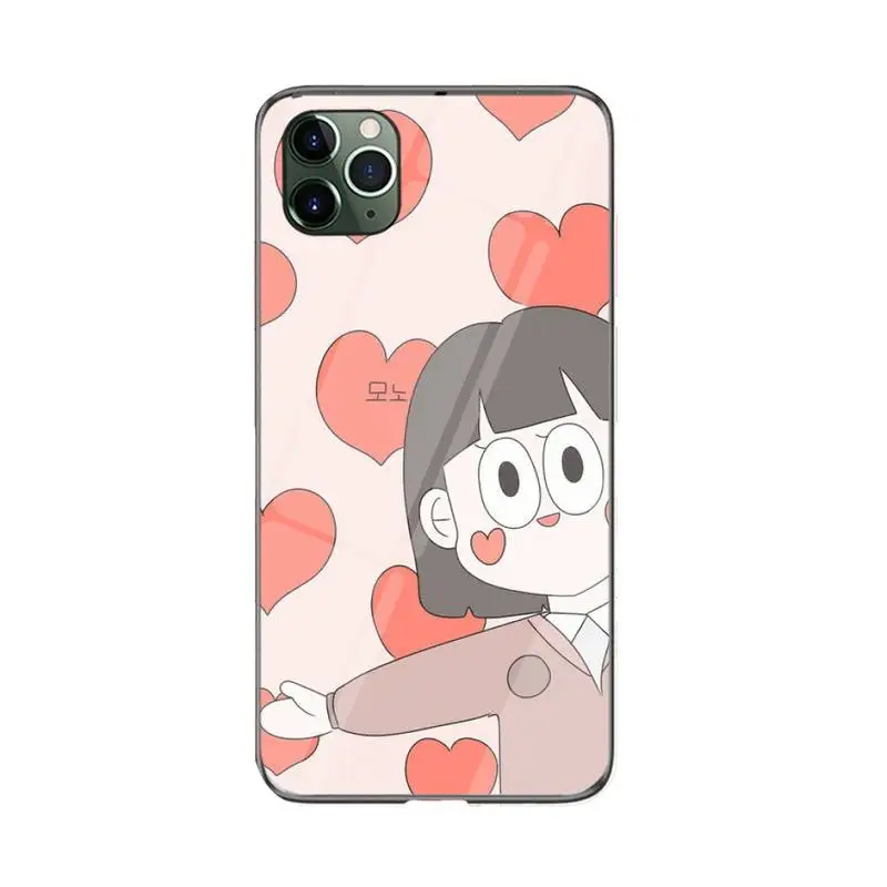 

FHNBLJ Glass phone case Phone Case For iPhone 12 mini 12 PRO Max 11 pro XS MAX 8 7 6 6S Plus X XR cover