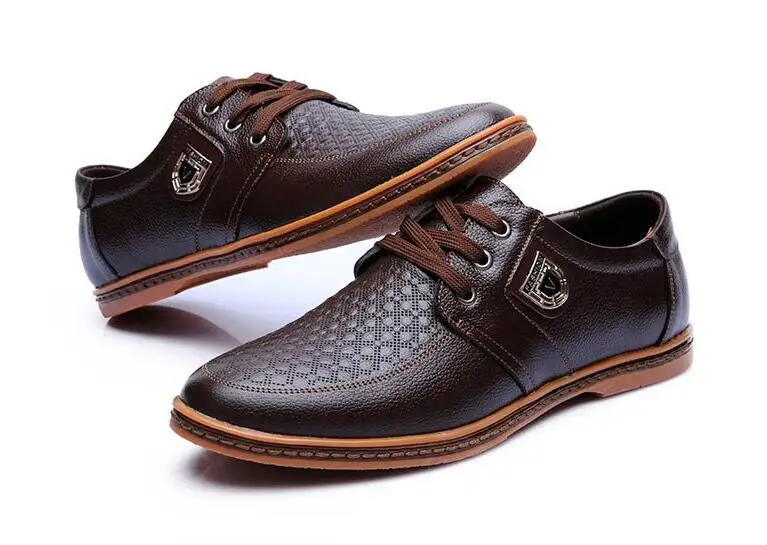 

2020 мужская кожаная повседневная обувь для мужчин; Обувь на шнуровке; Бизнес Взрослые Мокасины мужские туфли из натуральной кожи, для дома