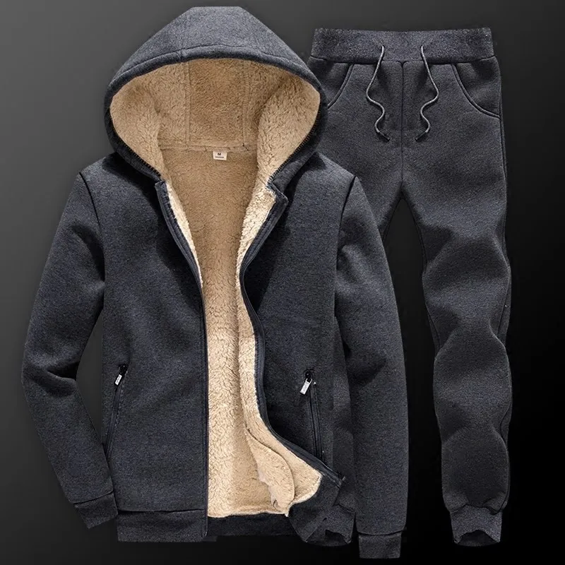 Зимняя мужская куртка с капюшоном шерстяная подкладка теплый мужской спортивный