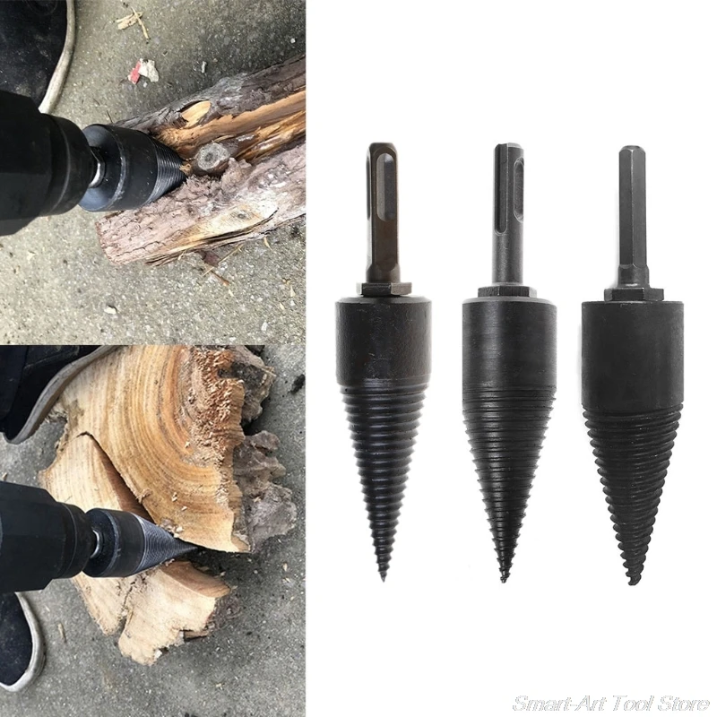 

Firewood Machine Drill Wood Cone Reamer Punch Driver Drill Bit Split Drilling Tools 130x32mm M06 21 Dropshipping