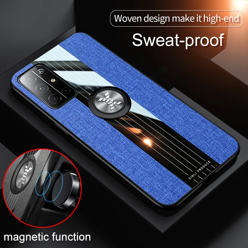 

KONSMART Case For Huawei Honor 30 Pro Plus Luxury Noble Shockproof Protective Finger Ring Cover Honor 30S Back Cover Honor30