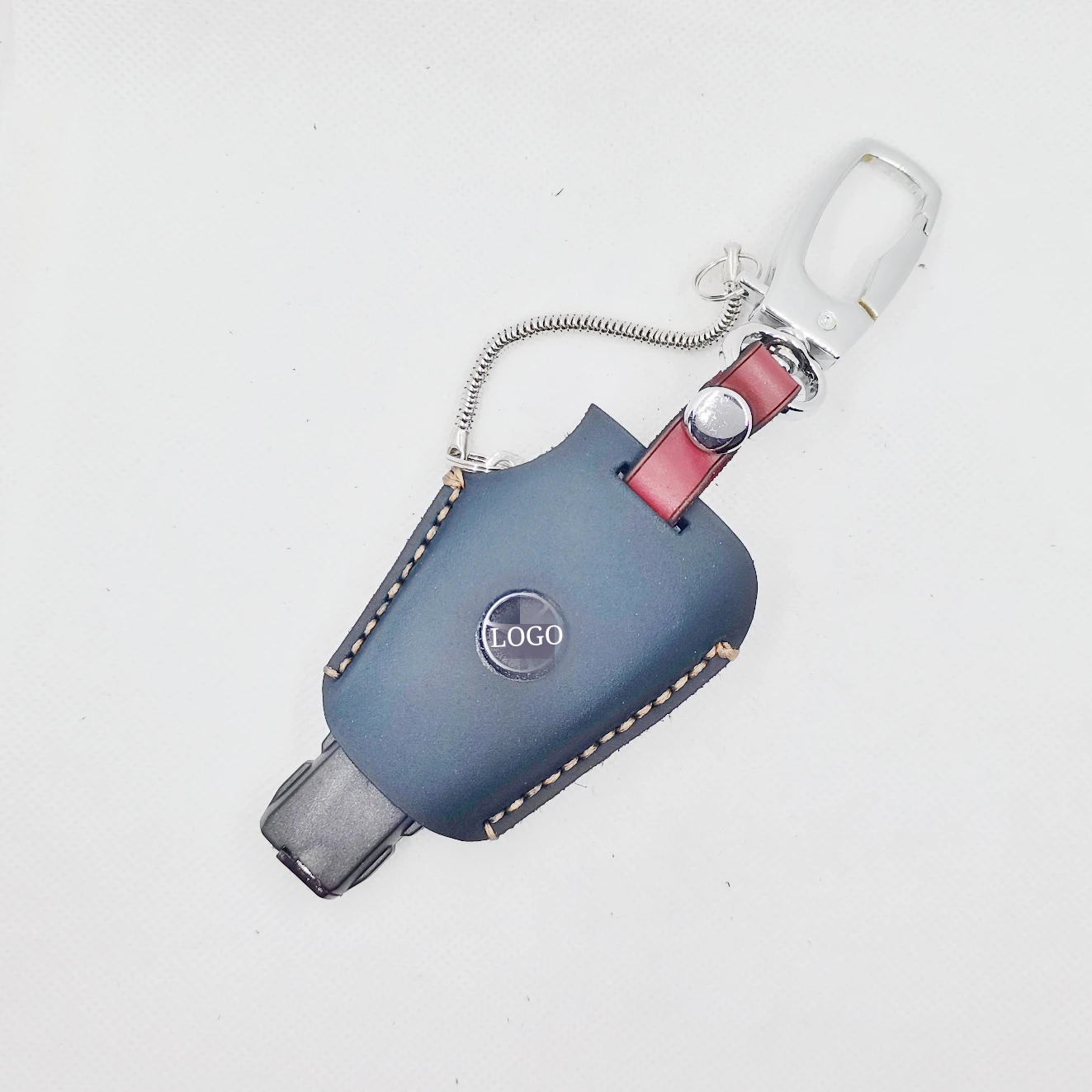 3 colour Genuine Leather Car Key Case key Cover For Benz Mercedes C180 1998-2004 W202 | Автомобили и мотоциклы