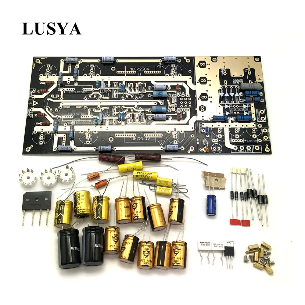 Аудиосистема Lusya для аудио с емкостью и усилителем 12 AX7/ECC83 DIY мм|Усилители