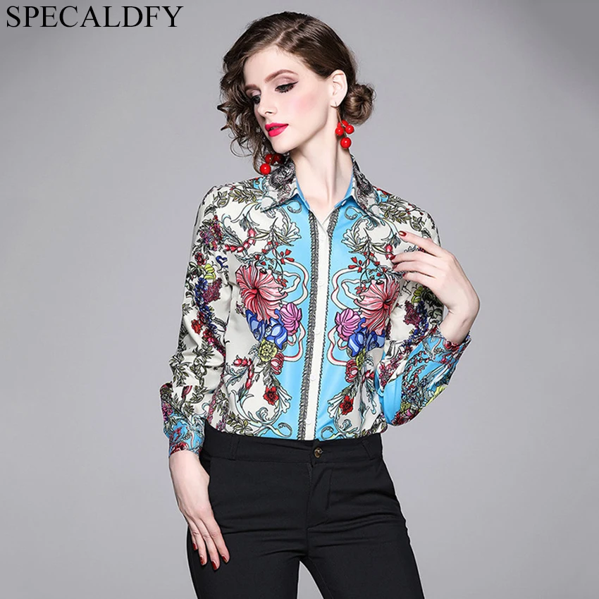 Рубашка женская с длинным рукавом офисная винтажная 2019|Блузки| |